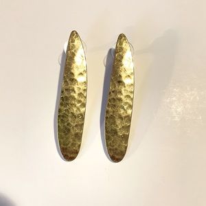 NEW! Chiseled Matte - Gold Earrings
